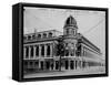 Philadelphia Baseball Stadium Entrance Photograph - Philadelphia, PA-Lantern Press-Framed Stretched Canvas