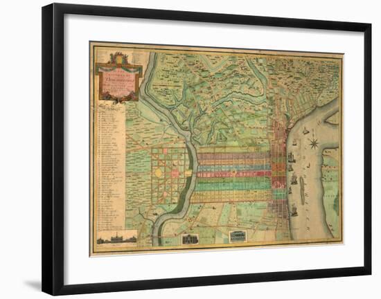 Philadelphia, c.1802-Charles P^ Varle-Framed Art Print