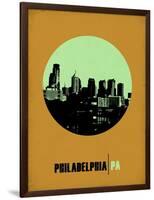 Philadelphia Circle Poster 1-NaxArt-Framed Art Print