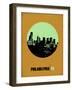 Philadelphia Circle Poster 1-NaxArt-Framed Art Print