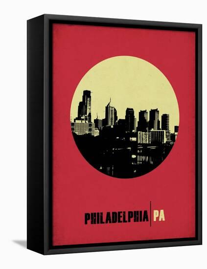 Philadelphia Circle Poster 2-NaxArt-Framed Stretched Canvas
