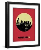 Philadelphia Circle Poster 2-NaxArt-Framed Art Print