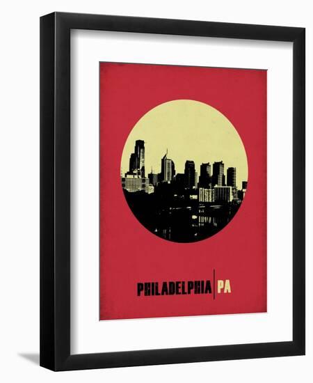 Philadelphia Circle Poster 2-NaxArt-Framed Art Print