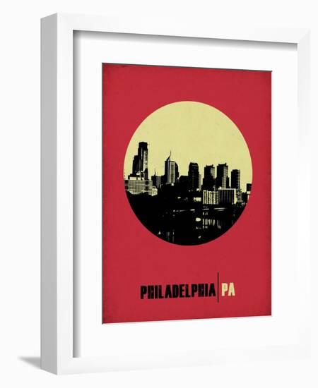 Philadelphia Circle Poster 2-NaxArt-Framed Art Print