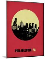 Philadelphia Circle Poster 2-NaxArt-Mounted Art Print