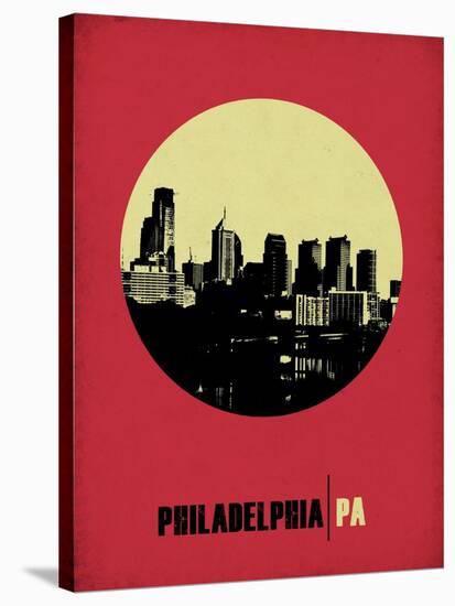 Philadelphia Circle Poster 2-NaxArt-Stretched Canvas