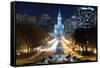 Philadelphia City Hall Building.-SeanPavonePhoto-Framed Stretched Canvas