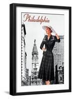 Philadelphia City Hall Tour II-null-Framed Art Print