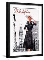 Philadelphia City Hall Tour II-null-Framed Art Print