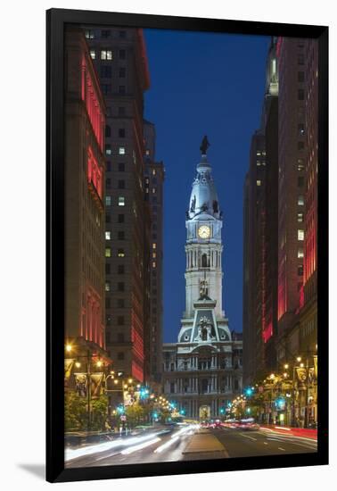 Philadelphia City Hall.-Jon Hicks-Framed Photographic Print