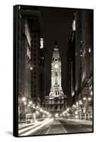 Philadelphia City-Philippe Hugonnard-Framed Stretched Canvas