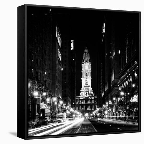 Philadelphia City-Philippe Hugonnard-Framed Stretched Canvas