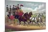 Philadelphia Coach Works-Currier & Ives-Mounted Premium Giclee Print