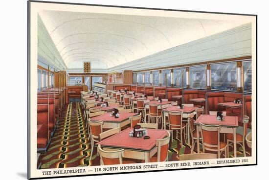 Philadelphia Diner, South Bend, Indiana-null-Mounted Art Print