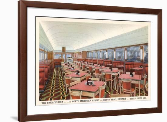 Philadelphia Diner, South Bend, Indiana-null-Framed Premium Giclee Print