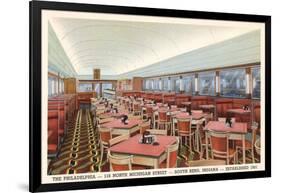 Philadelphia Diner, South Bend, Indiana-null-Framed Art Print