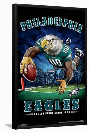 Philadelphia Eagles - End Zone-null-Framed Poster