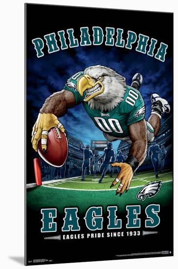 Philadelphia Eagles - End Zone-null-Mounted Poster