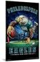 Philadelphia Eagles - End Zone-null-Mounted Poster