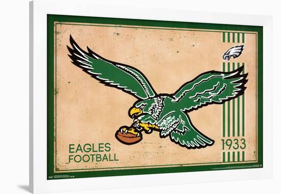 Philadelphia Eagles - Retro Logo 14-null-Framed Poster