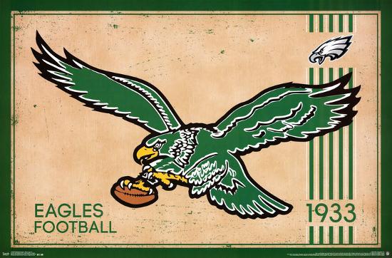 Philadelphia Eagles - Retro Logo 14-null-Lamina Framed Poster