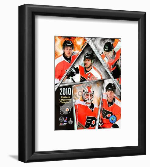 Philadelphia Flyers 2009-10 Eastern Conference Champions Team-null-Framed Photographic Print