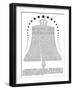 Philadelphia: Liberty Bell-null-Framed Giclee Print