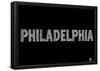 Philadelphia Neighborhoods Text Poster-null-Framed Poster