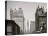 Philadelphia, Pa., Broad St., North from Spruce St.-null-Stretched Canvas