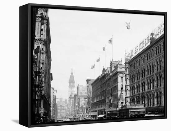 Philadelphia, Pa, . Market St.-null-Framed Stretched Canvas