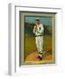 Philadelphia, PA, Philadelphia Athletics, Frank Baker, Baseball Card-Lantern Press-Framed Art Print
