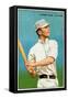 Philadelphia, PA, Philadelphia Athletics, Home Run Baker, Baseball Card-Lantern Press-Framed Stretched Canvas