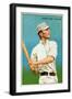 Philadelphia, PA, Philadelphia Athletics, Home Run Baker, Baseball Card-Lantern Press-Framed Art Print