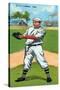 Philadelphia, PA, Philadelphia Phillies, John Titus, Baseball Card-Lantern Press-Stretched Canvas