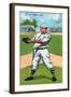 Philadelphia, PA, Philadelphia Phillies, John Titus, Baseball Card-Lantern Press-Framed Art Print