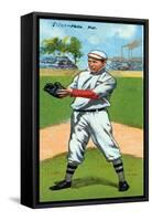 Philadelphia, PA, Philadelphia Phillies, John Titus, Baseball Card-Lantern Press-Framed Stretched Canvas