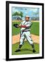 Philadelphia, PA, Philadelphia Phillies, John Titus, Baseball Card-Lantern Press-Framed Art Print