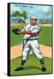 Philadelphia, PA, Philadelphia Phillies, John Titus, Baseball Card-Lantern Press-Framed Stretched Canvas