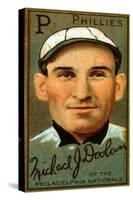 Philadelphia, PA, Philadelphia Phillies, Michael J. Doolan, Baseball Card-Lantern Press-Stretched Canvas