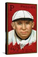 Philadelphia, PA, Philadelphia Phillies, Patrick J. Moran, Baseball Card-Lantern Press-Stretched Canvas