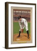 Philadelphia, PA, Philadelphia Phillies, Red Dooin, Baseball Card-Lantern Press-Framed Art Print