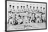 Philadelphia, PA, Philadelphia Phillies, Team Photograph, Baseball Card-Lantern Press-Stretched Canvas