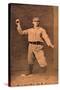 Philadelphia, PA, Philadelphia Quakers, Tommy McCarthy, Baseball Card-Lantern Press-Stretched Canvas