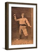 Philadelphia, PA, Philadelphia Quakers, Tommy McCarthy, Baseball Card-Lantern Press-Framed Art Print