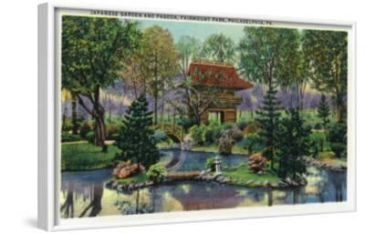 'Philadelphia, Pennsylvania, Fairmount Park View of the Japanese Garden