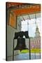 Philadelphia, Pennsylvania - Liberty Bell-Lantern Press-Stretched Canvas