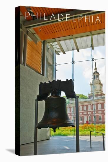 Philadelphia, Pennsylvania - Liberty Bell-Lantern Press-Stretched Canvas