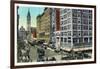 Philadelphia, Pennsylvania - Market Street West from 11th Street-Lantern Press-Framed Art Print