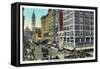 Philadelphia, Pennsylvania - Market Street West from 11th Street-Lantern Press-Framed Stretched Canvas