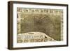 Philadelphia, Pennsylvania - Panoramic Map-Lantern Press-Framed Art Print